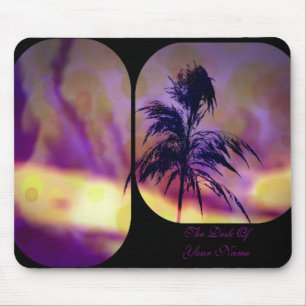Tapis De Souris Violet N Gold Grass Art Mousepad *Personnaliser*