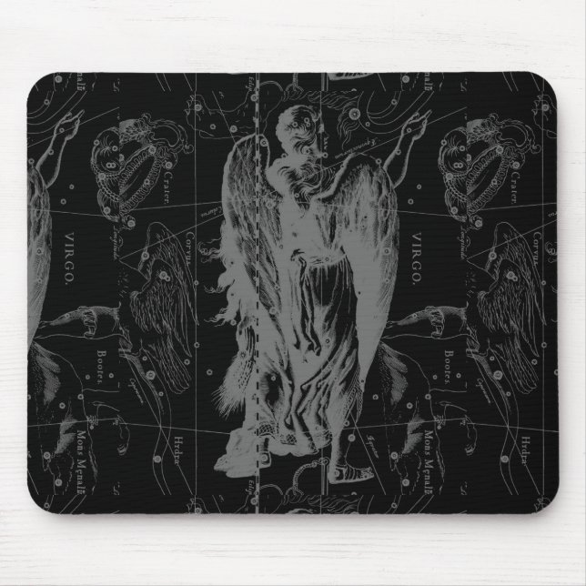 Tapis De Souris Virgo Zodiac Constellation Hevelius 1690 (Devant)