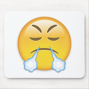 Tapis De Souris Visage avec le regard de Triumph Emoji
