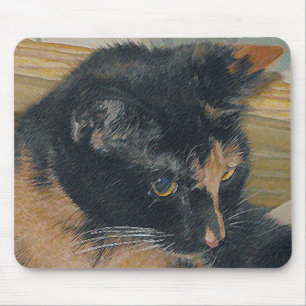Tapis De Souris Visage Calico Kitten