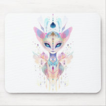 visage de chat Alien