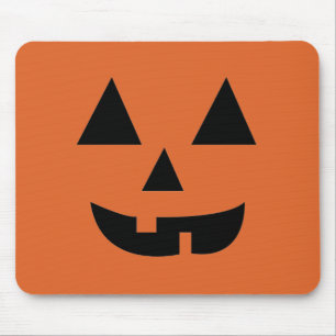 Tapis De Souris Visage de Citrouille Halloween