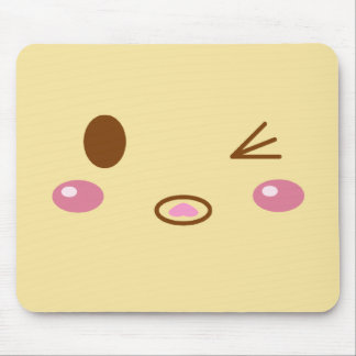 Tapis De Souris Visage de petit pain de viande