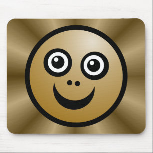 Tapis De Souris Visage drôle (couleur moi) - Café- v2