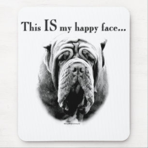 Tapis De Souris Visage heureux de mastiff napolitain