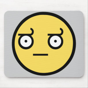 Tapis De Souris Visage impressionnant de désapprobation