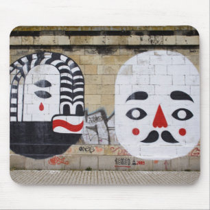 Tapis De Souris Visages blancs