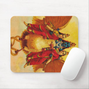 Tapis De Souris Vishnu, Garuda, Vahana par Raja Ravi Varma