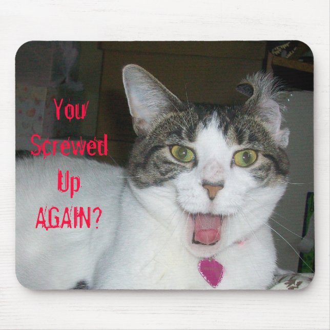 Tapis De Souris Vissé encore ? (Devant)