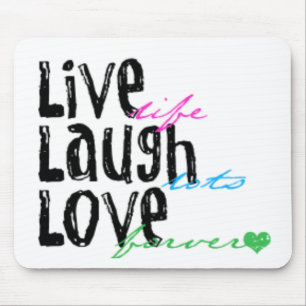 Tapis De Souris Vivent l'amour de rire
