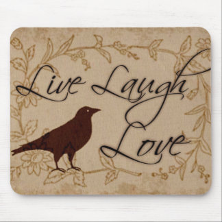 Tapis De Souris Vivent l'amour de rire
