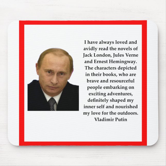 Tapis De Souris Vladimir Poutine (Devant)