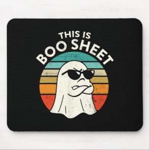 Tapis De Souris Voici Bosheet Ghost Retro Halloween Costume Me
