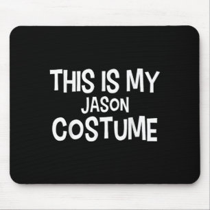 Tapis De Souris Voici Mon Costume Jason Halloween Simple Costume