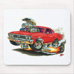 Tapis De Souris Voiture 1967 de rouge de Chevelle