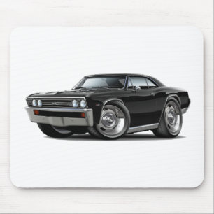 Tapis De Souris Voiture 1967 noire de Chevelle
