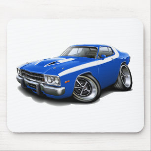 Tapis De Souris Voiture 1973-74 Bleu-Blanche de Roadrunner