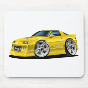 Tapis De Souris Voiture 1982-92 jaune de Camaro