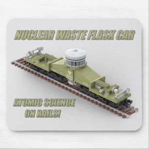 Tapis De Souris Voiture américaine de transport de déchets nucléai