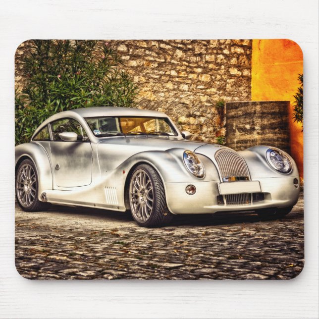 Tapis De Souris Voiture classique Silver Sports (Devant)