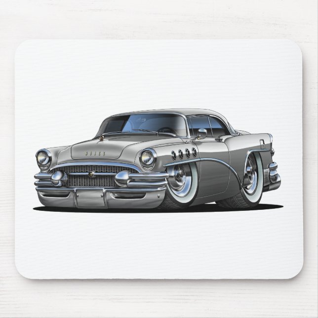 Tapis De Souris Voiture d'argent de siècle de Buick (Devant)