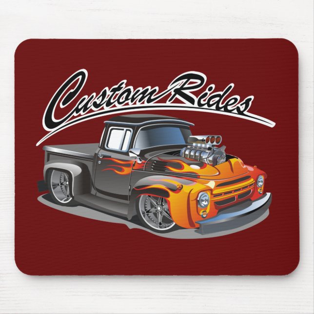 Tapis De Souris Voiture de dessin (Devant)