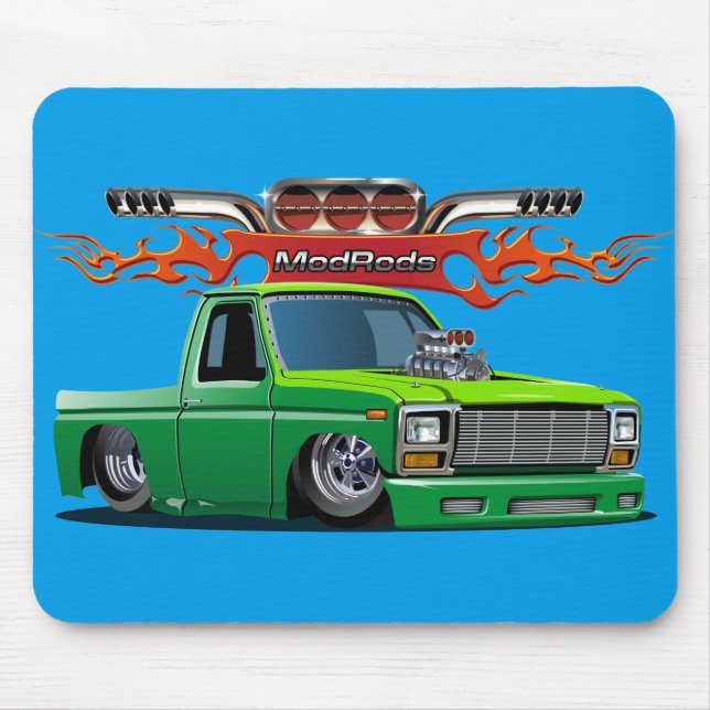 Tapis De Souris voiture de dessin animé (Devant)