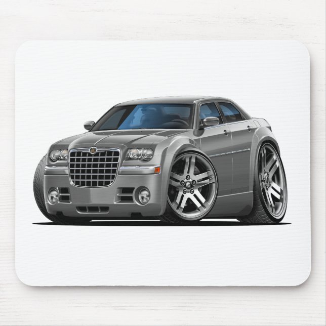 Tapis De Souris Voiture de gris de Chrysler 300 (Devant)