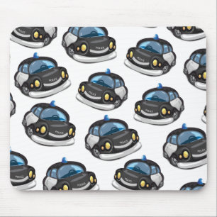 Tapis De Souris voiture de police vintage