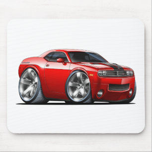 Tapis De Souris Voiture de rouge de challengeur de Dodge
