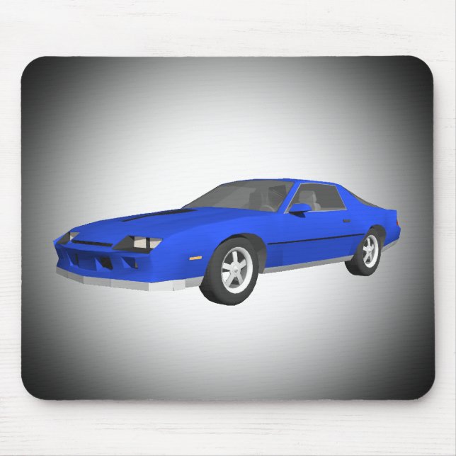 Tapis De Souris Voiture de sport classique : modèle 3D : Mousepad (Devant)