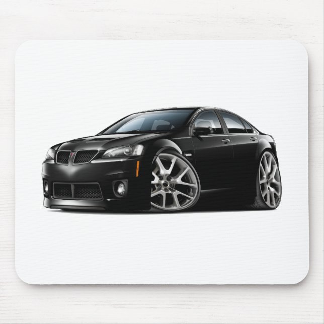 Tapis De Souris Voiture noire de Pontiac G8 GXP (Devant)