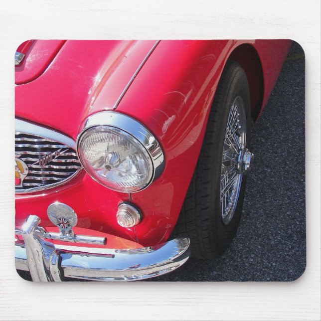 Tapis De Souris Voiture sport rouge (Devant)