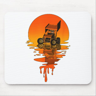 Tapis De Souris Voiture vintage Retro Style Sprint