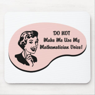 Tapis De Souris Voix de mathématicien