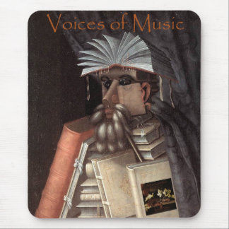Tapis De Souris Voix de tasse de bibliothécaire de musique