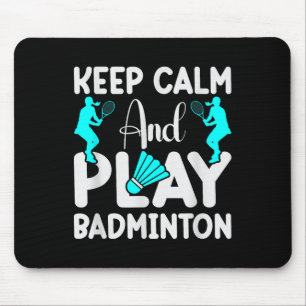 Tapis De Souris Volant de badminton Raquette Joueur de badminton 3