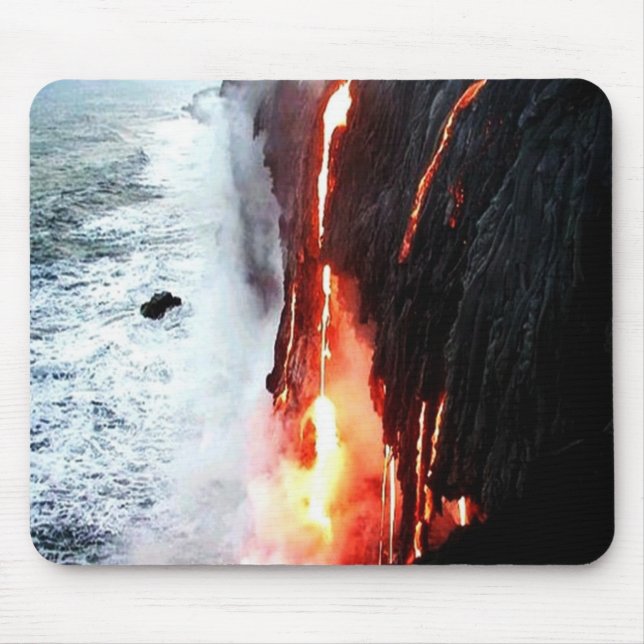 Tapis De Souris Volcan hawaïen Mousepad (Devant)