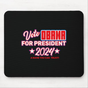 Tapis De Souris Vote Obama pour le président 2024 _ Michelle Obama