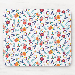 Tapis De Souris Voter Moderne Floral Patal Office ou l'école