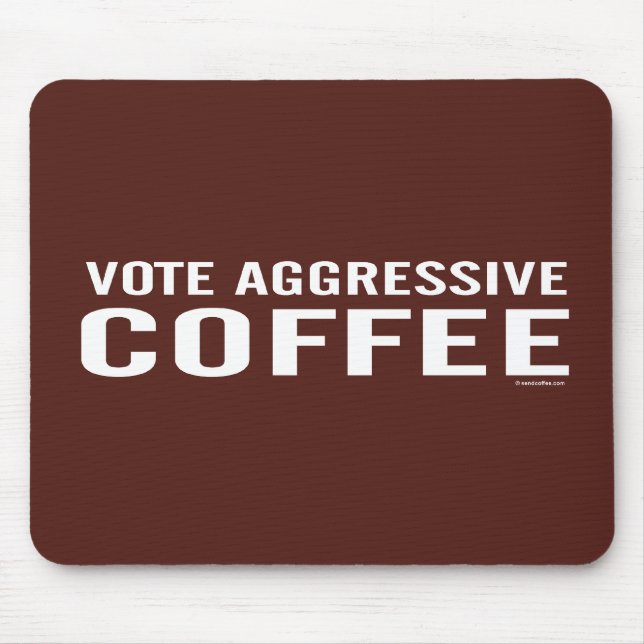 Tapis De Souris Voter Plat Agressif mousepad (Devant)