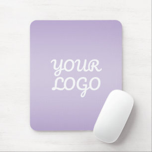 Tapis De Souris Votre logo & ombre simple moderne Lavande