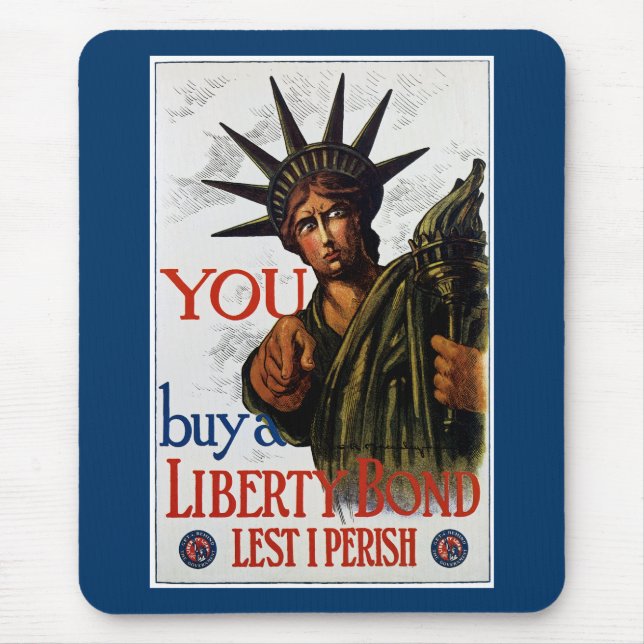 Tapis De Souris Vous Achetez Une Obligation Liberty (Devant)