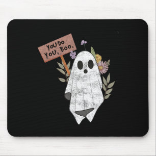 Tapis De Souris Vous Boo Halloween Ghost Saison Éffrayante mignonn