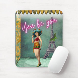 Tapis De Souris Vous Devez Donner Du Pouvoir À La Pop Art Femme Vi