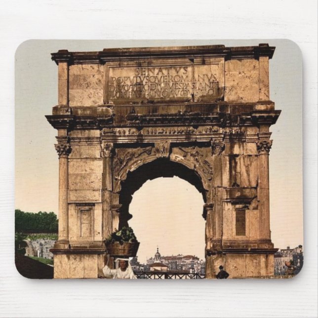 Tapis De Souris Voûte triomphale de Titus, photo de classique de (Devant)