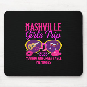 Tapis De Souris Voyage à Nashville Filles 2026 Création de Souveni