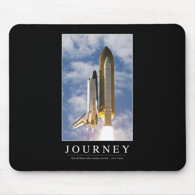 Tapis De Souris Voyage : Citation 1 inspirante (Devant)
