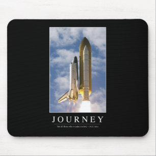 Tapis De Souris Voyage : Citation inspirée 1