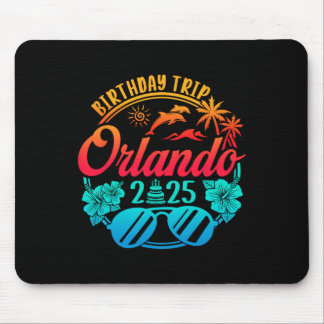 Tapis De Souris Voyage d'anniversaire à Orlando 2025 Croisière Vac